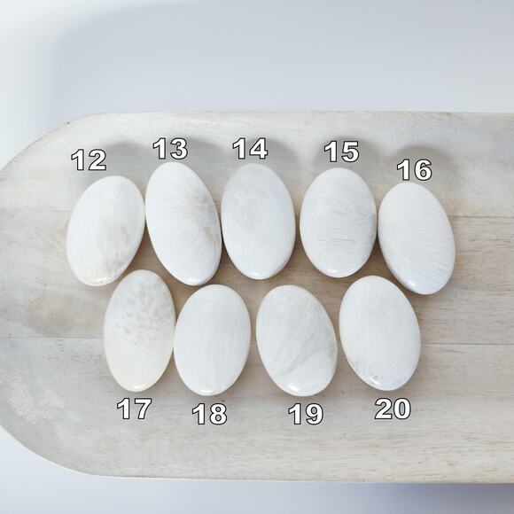 YOU PICK Scolecite Palm Stone Healing Crystals - Picture 10 of 10